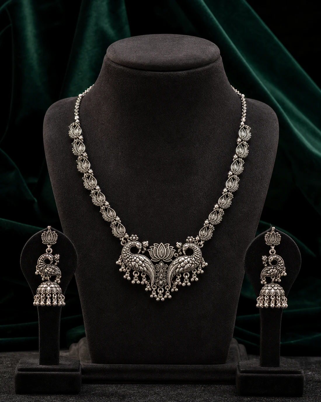 Mayur Heritage Silver Set at Varun Jewellers